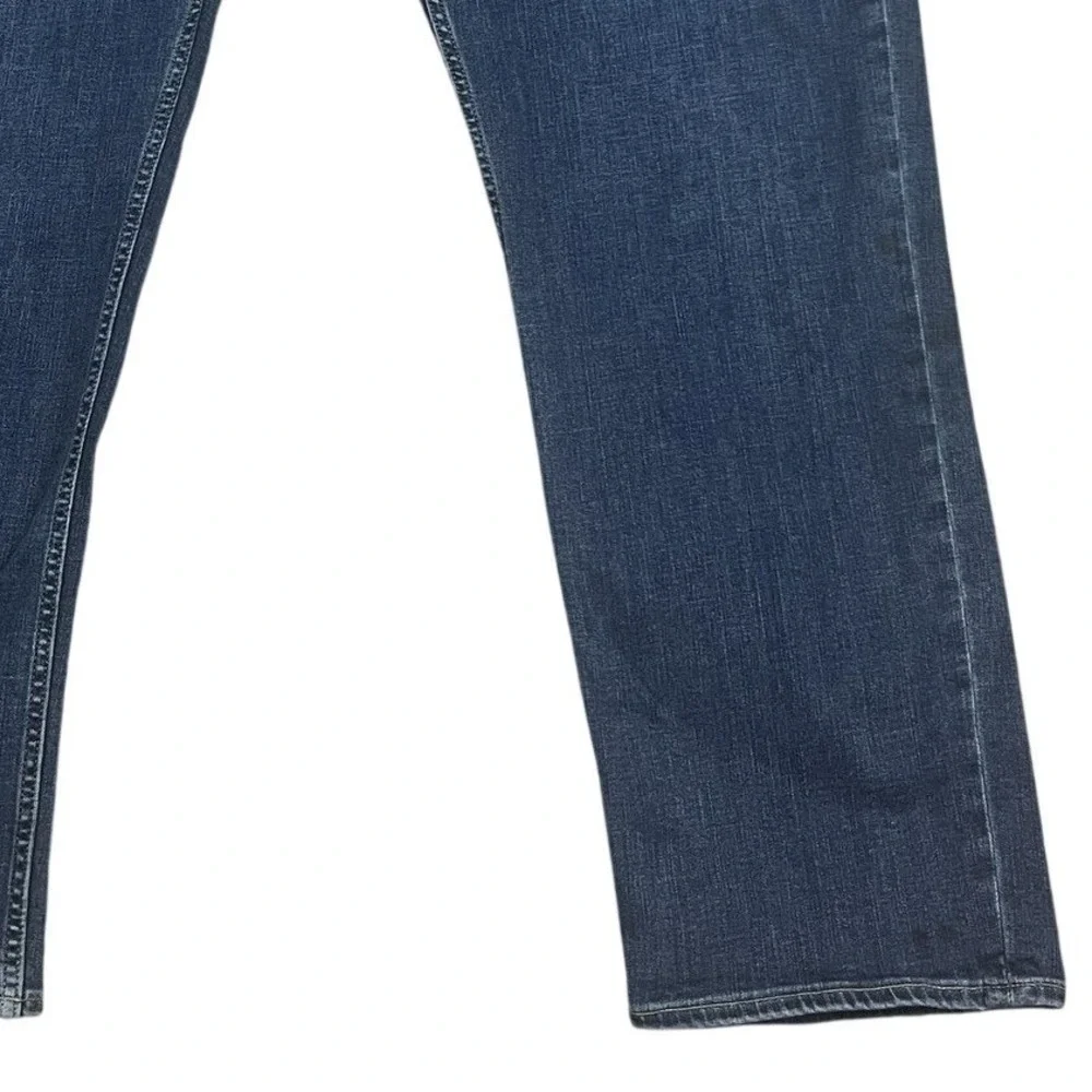 Banana‎ Republic Jeans Mens 44x34 Blue Skinny Fit Stretch Denim Pants Distressed